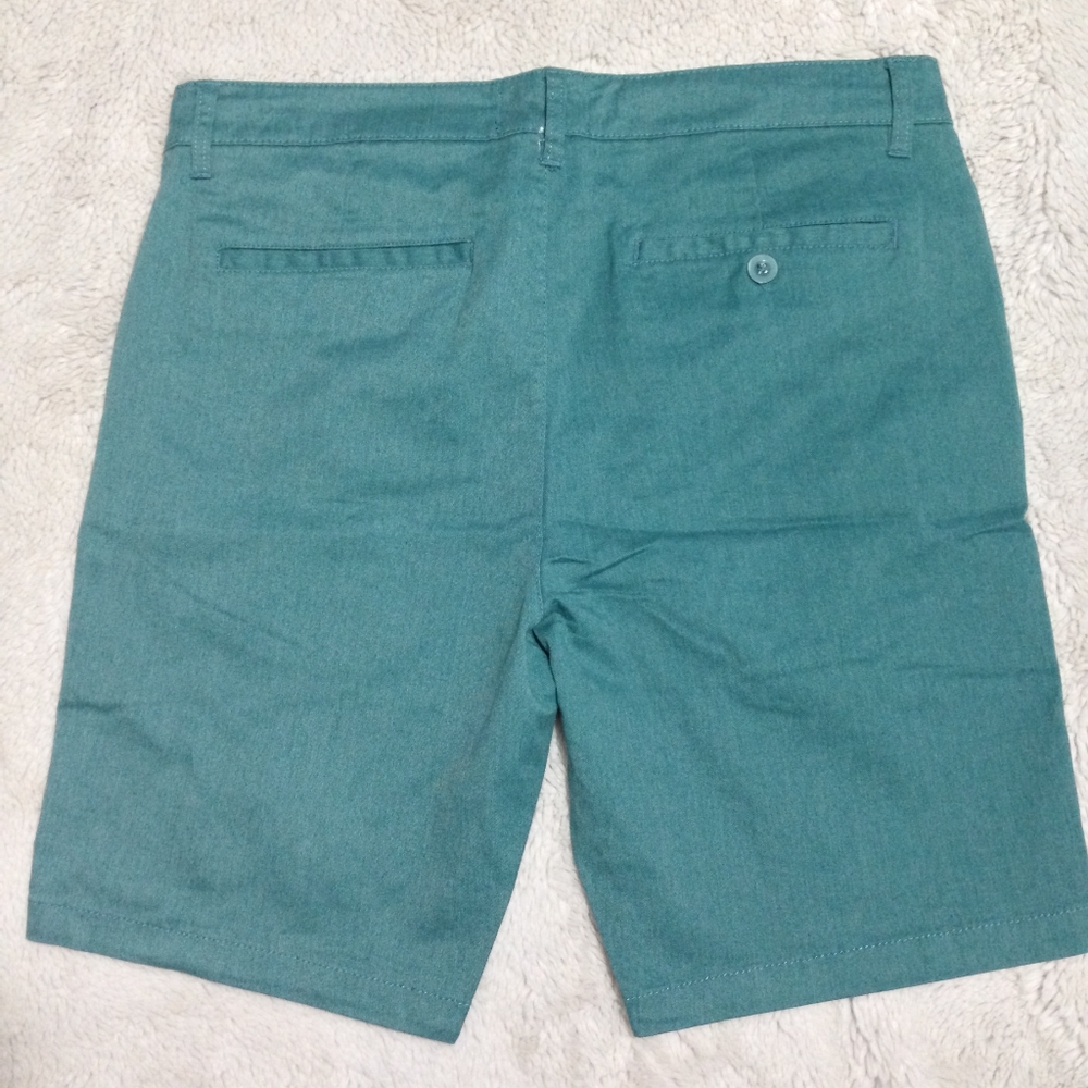 Urban Heritage | Teal Flat Front Men Shorts | Size 36 - Picture 2 of 10